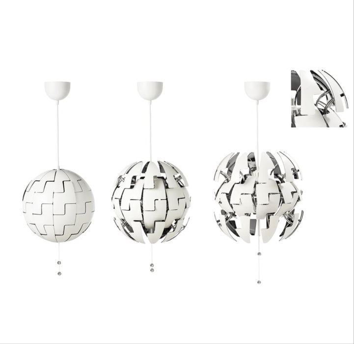 Люстра Ікеа ikea PS 2014 срібний 903.114.94