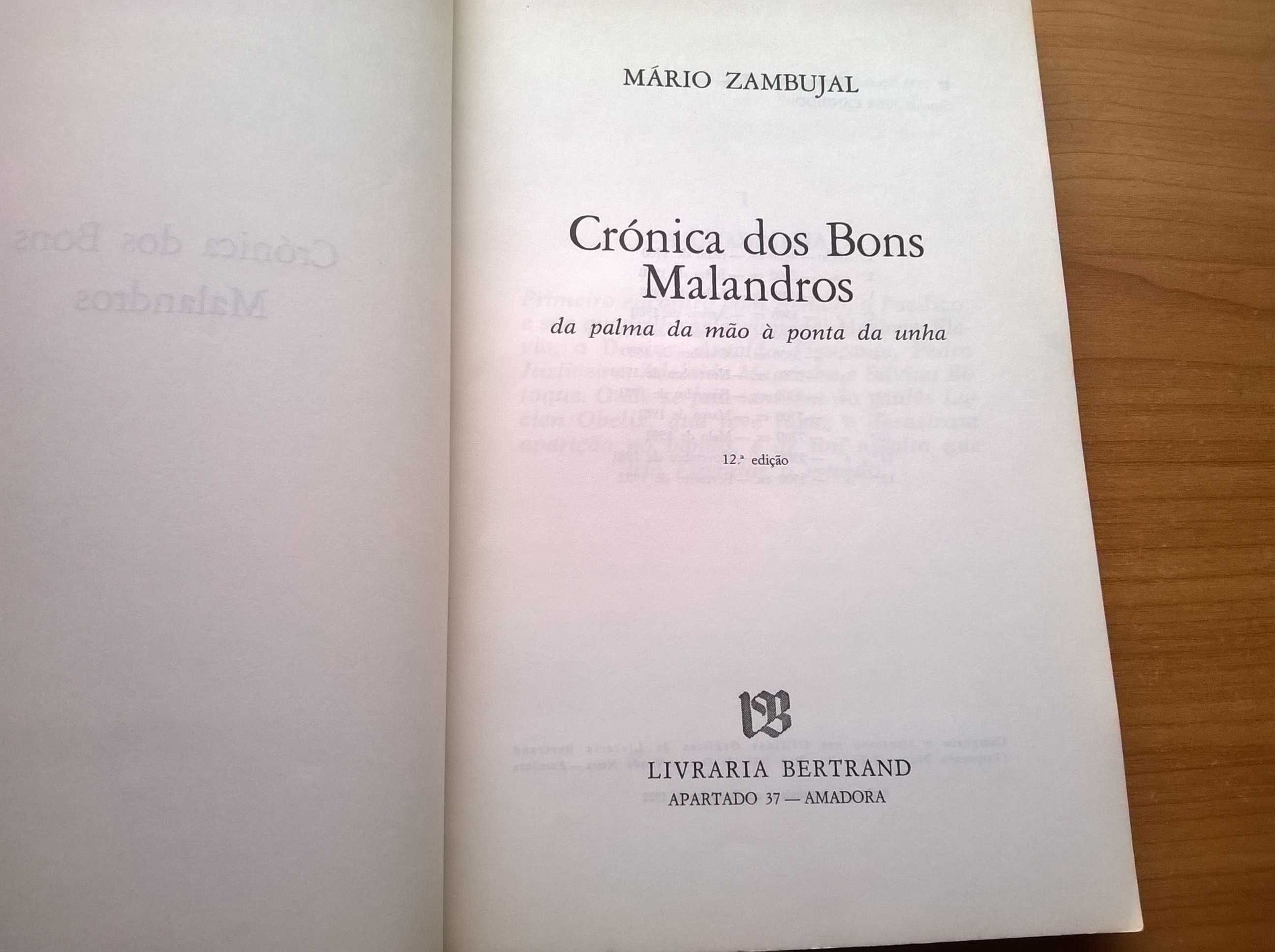 Crónica dos bons Malandros - Mário Zambujal