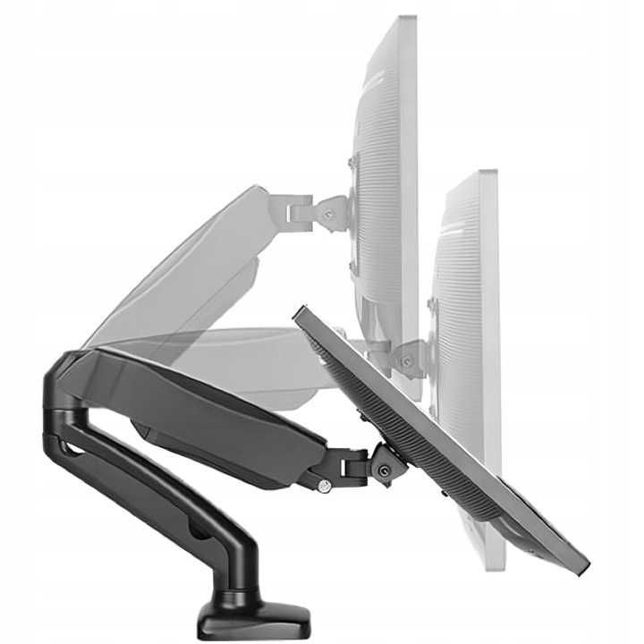Regulowany Uchwyt Biurkowy Do Monitora 17-27" Wieszak Tv Vesa 75 100