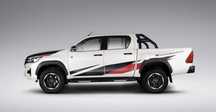 Zestaw naklejek Toyota GR Hilux GR Toyota Gazoo Racing dakar