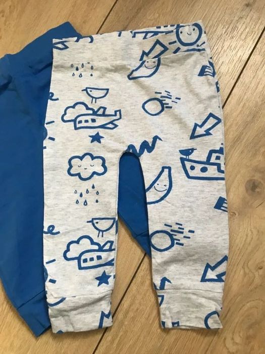 Legginsy chłopięce F&F 6-9M - 2 sztuki
