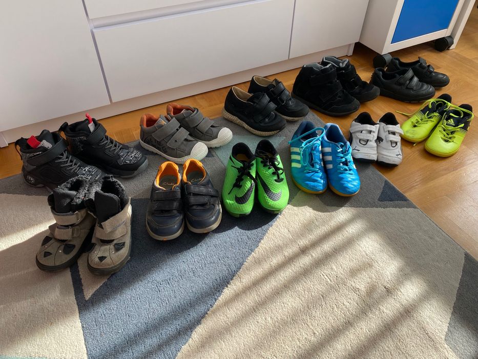 Buty dziecięce Clarks, Puma, Adidas dla chłopca