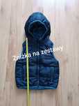 92-98 Lupilu Lidl bezrękawnik kamizelka wiosna jesień granatowa kaptur