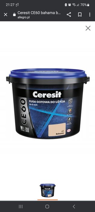 Fuga  ceresit gotowa