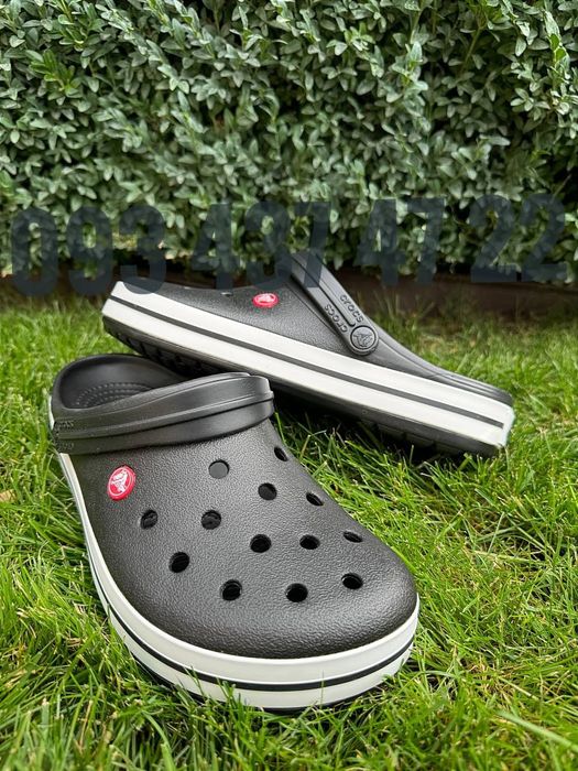 Чоловічі Крокси Crocband Army Green,Grey, Black, Navy, White