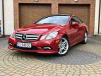 Mercedes-Benz Klasa E E550 Coupe, AMG, Harman Kardon, Bezwypadkowy, Bardzo Zadbany