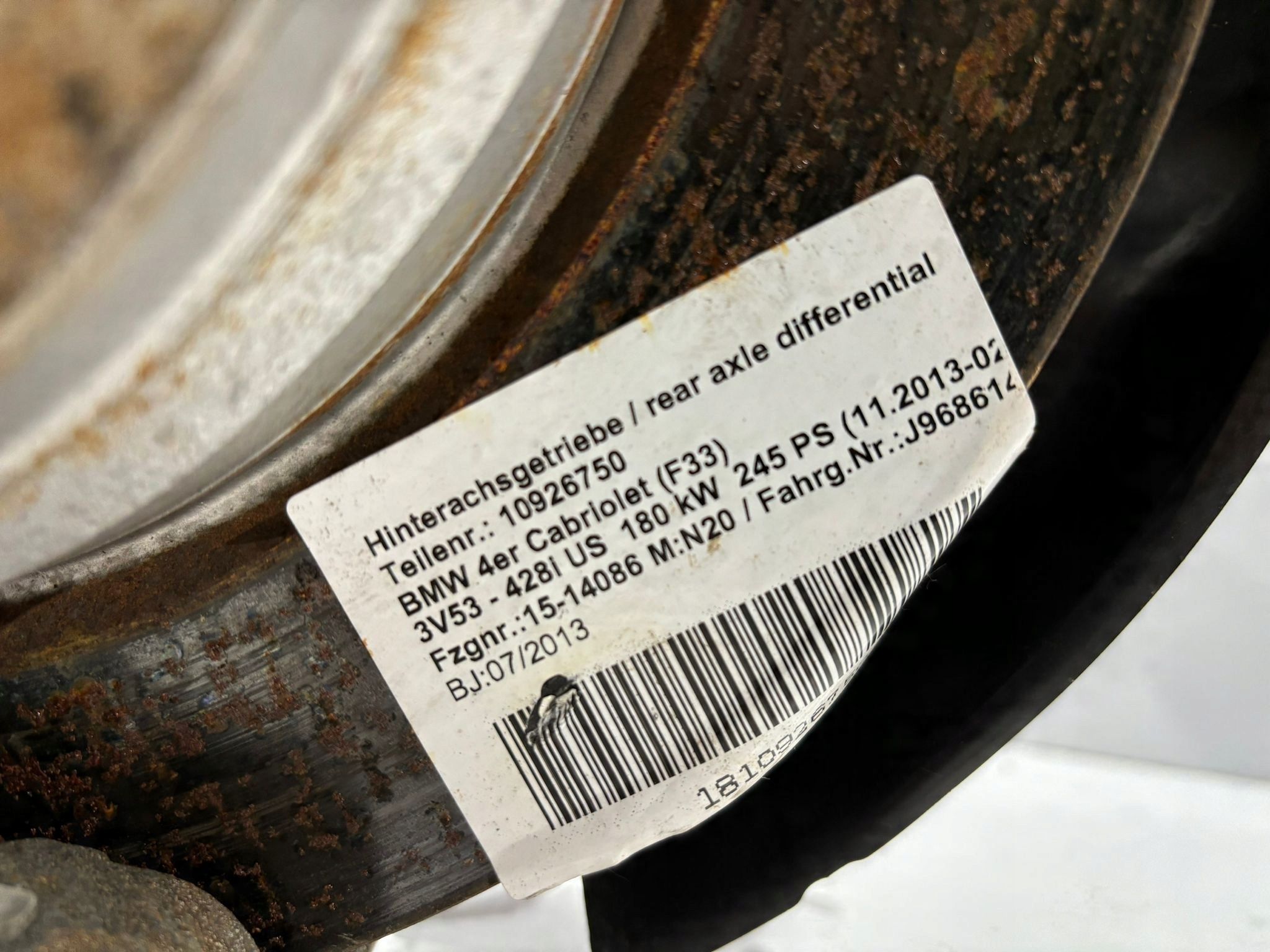 BMW 4 F32 F33 zwrotnica piasta tył prawy - 16229