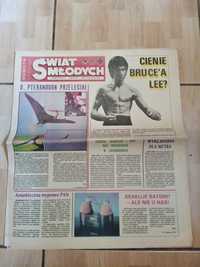 Gazeta świat młodych PRL Bruce Lee
