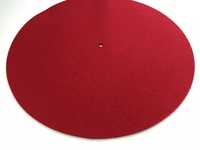 Tapete gira-discos Rega Pro-ject vermelho