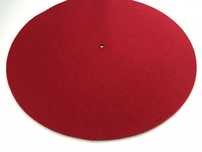 Tapete gira-discos Rega Pro-ject vermelho