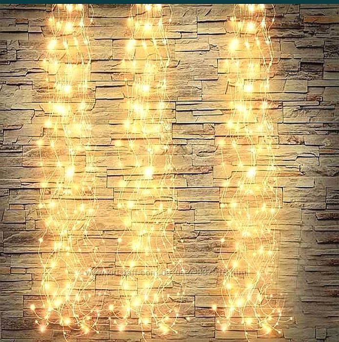 Конский Хвост Гирлянда Штора Водопад Водоспад Гірлянда Герлянда  3х2 3