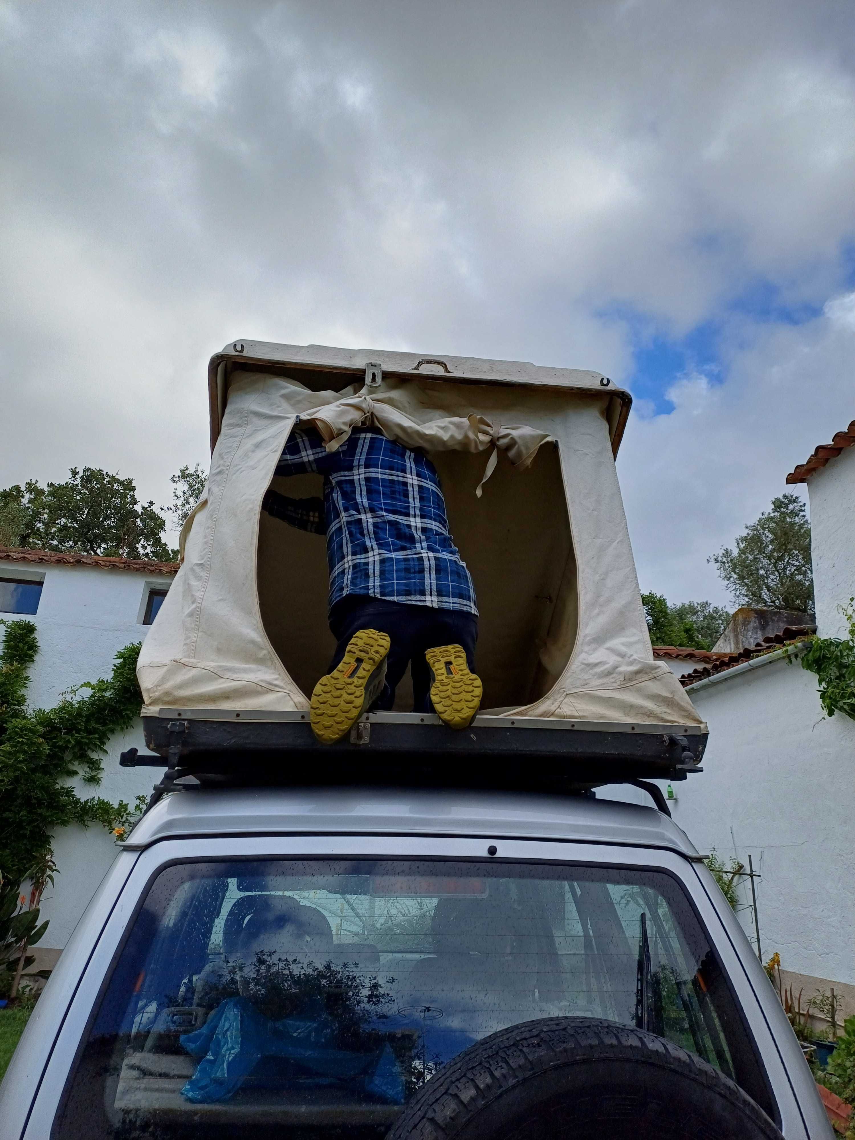 Caixa /tenda para tejadilho de carro