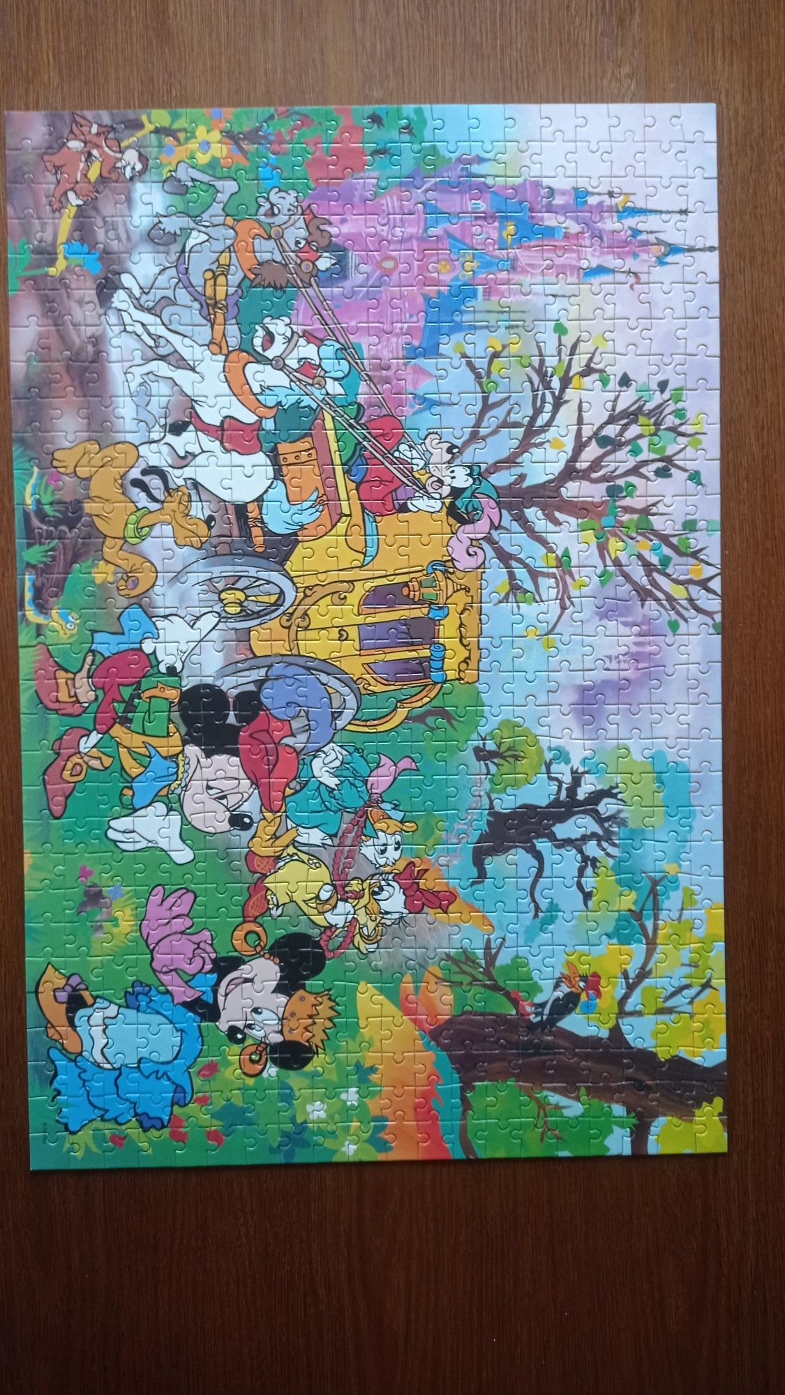 Puzzle kolekcjonerskie Trefl 600 Disney Myszka Miki PRL unikat