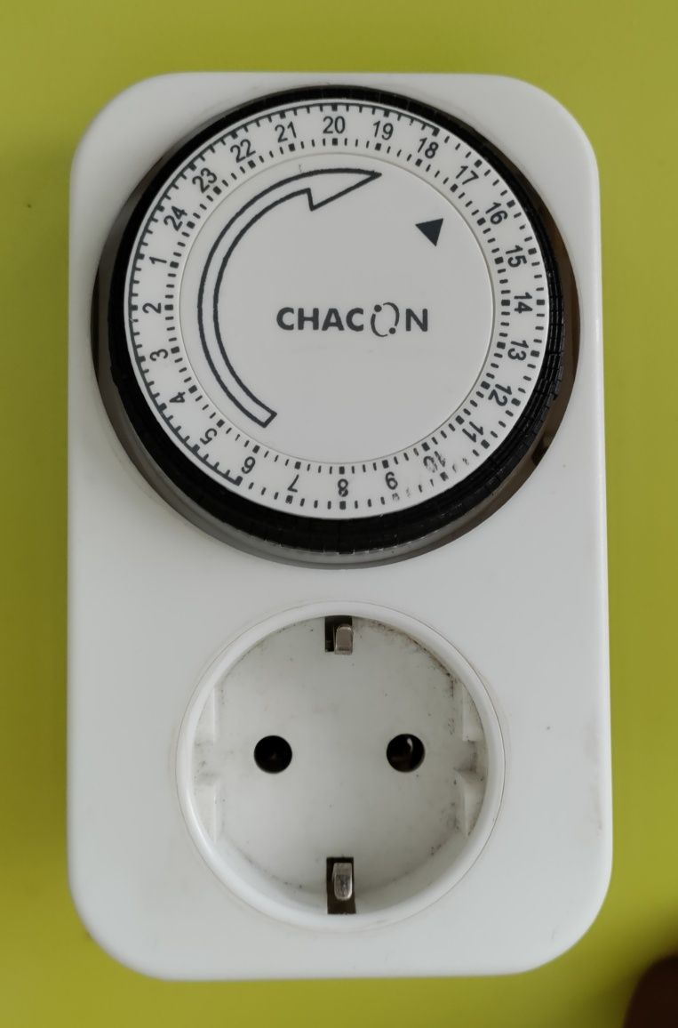 Temporizador programador eléctrico de tomadas Chacon