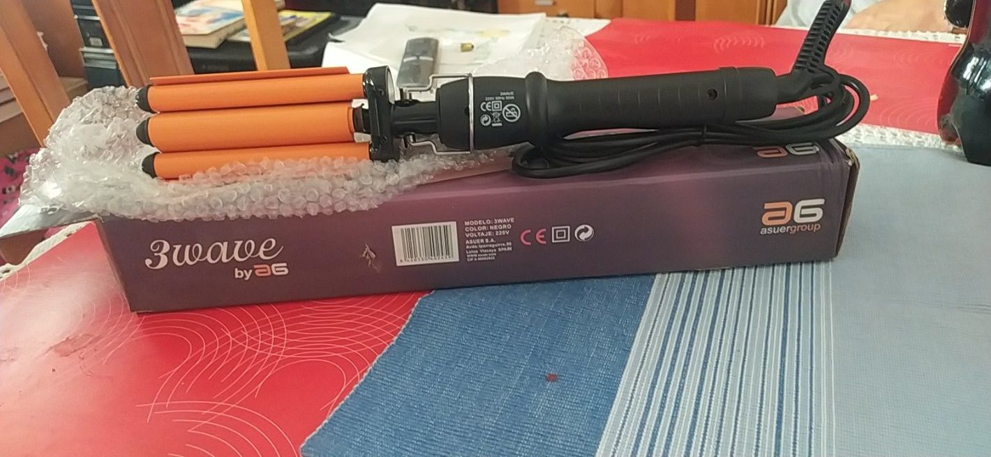 Prancha de cabelo triondas