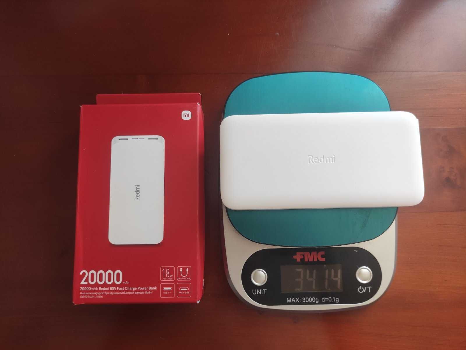 Xiaomi Mi Power Bank 3 20000mAh Dual USB Fast Charge 18W White