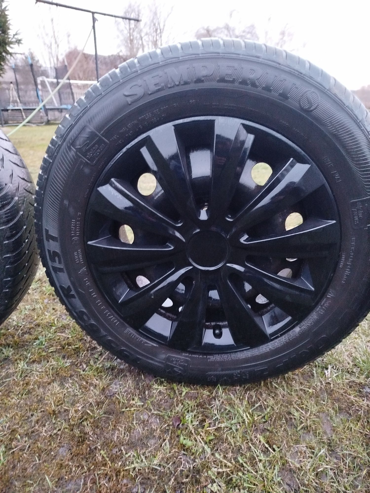 Felgi z oponami zimowe 15  4x100