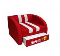 Кресло диван - кровать Ferrari красный с ящиком для белья