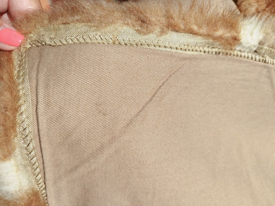 Colcha em pelo de animal