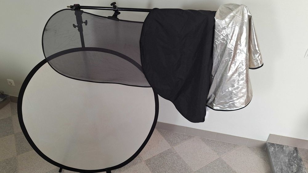 Kit de fotografia de estúdio com acessórios para strobist