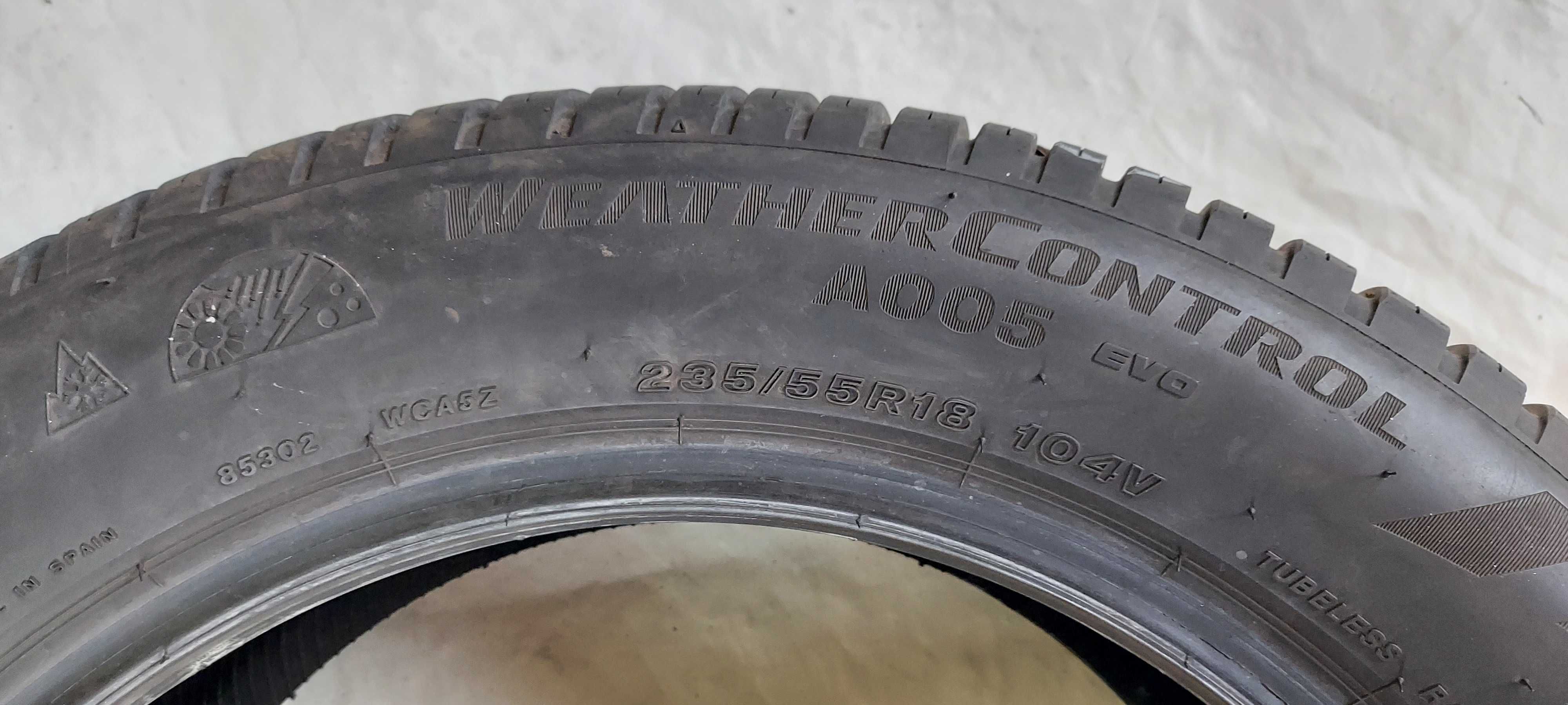 Opony całoroczne 235/55/18 Bridgestone 2022