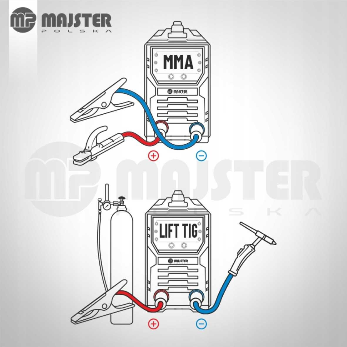 Spawarka Inwertorowa Inwerterowa MMA TIG 315A Majster Polska MP0102