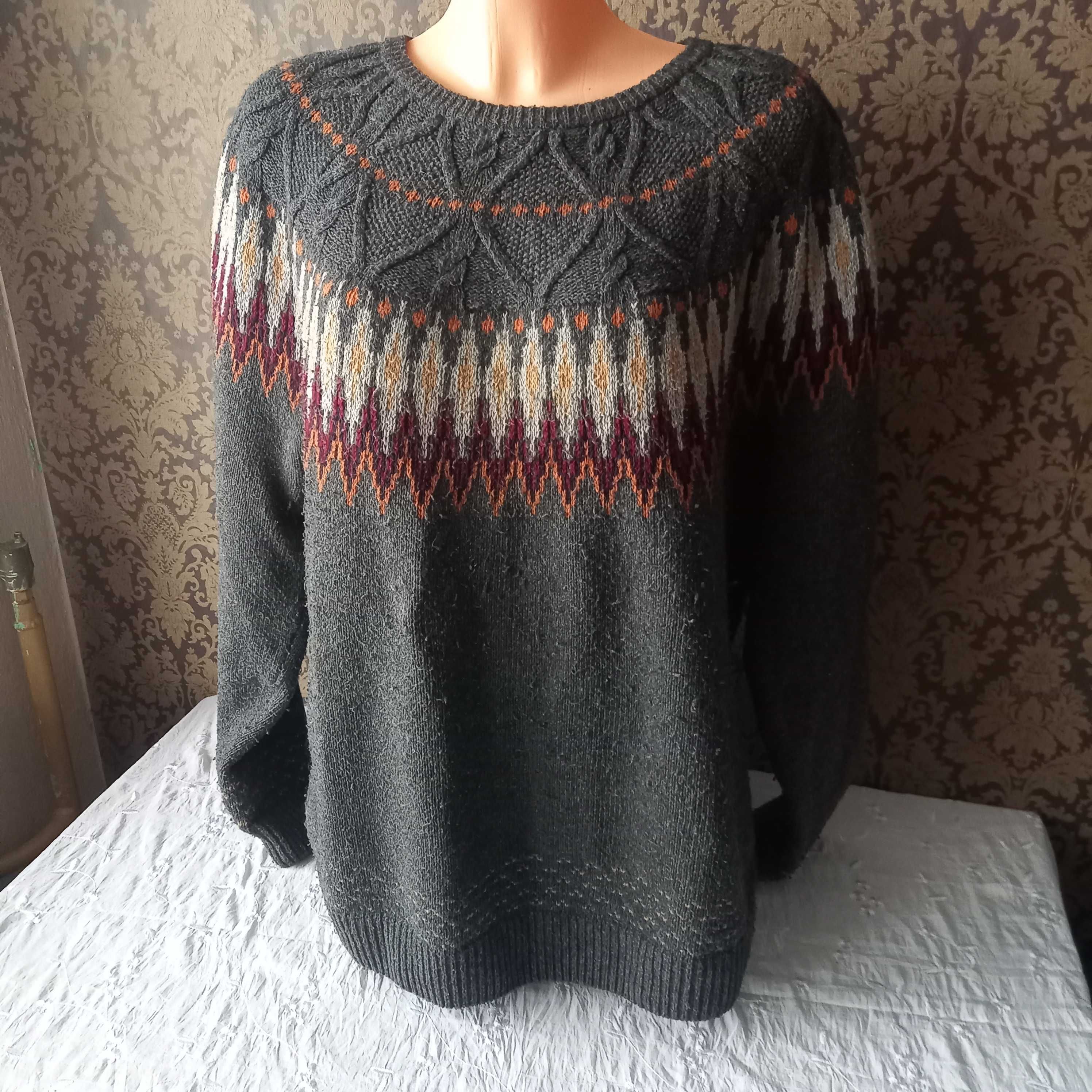 męski sweter gruby morley xl