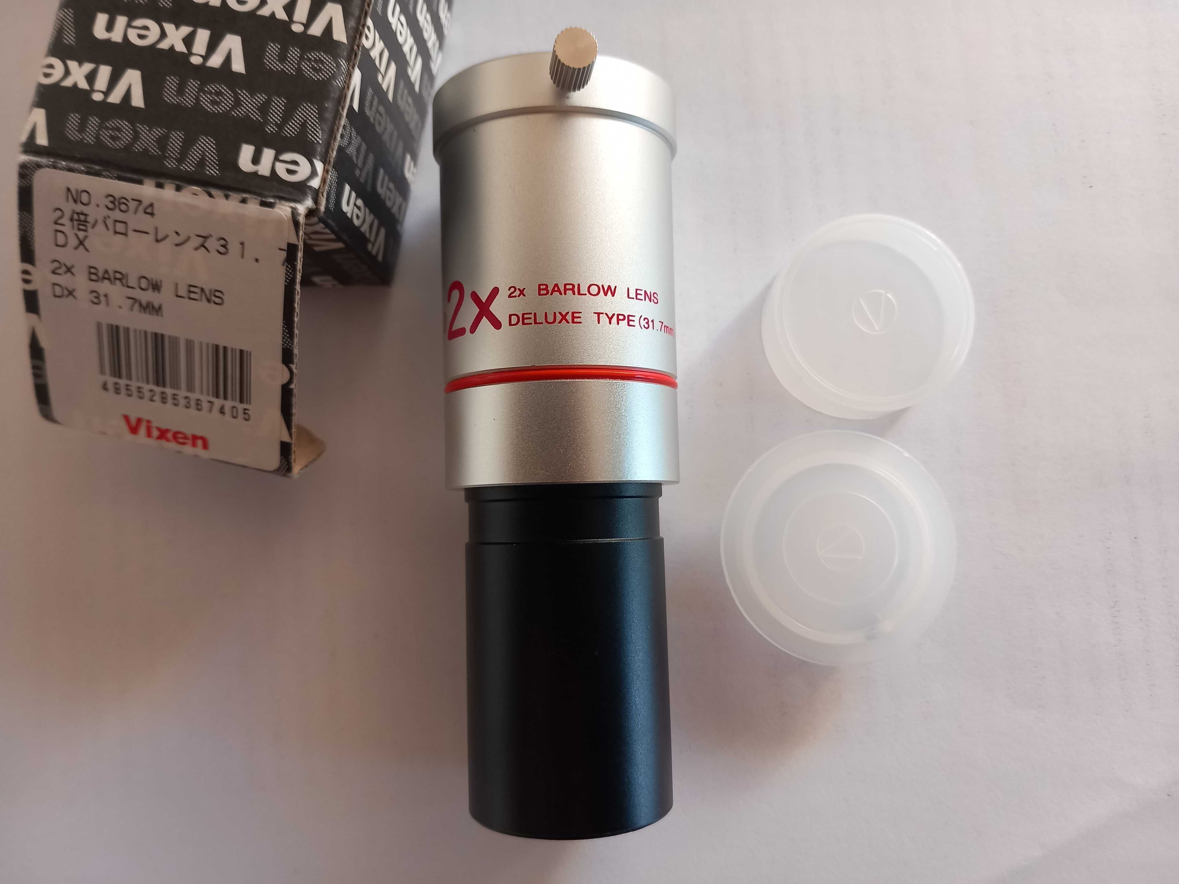 Lente Barlow 2X, Vixen de 1,25". Ocular Omegon Panorama de 16mm de 2"
