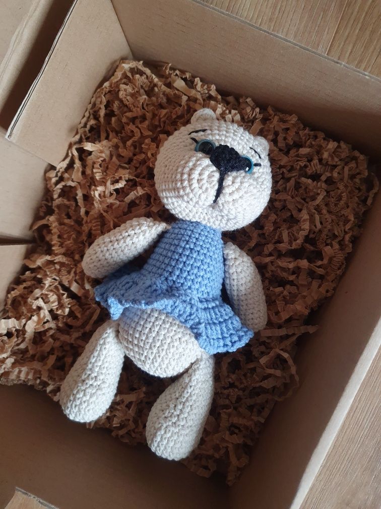 Miś ręcznie robiony na szydełku handmade