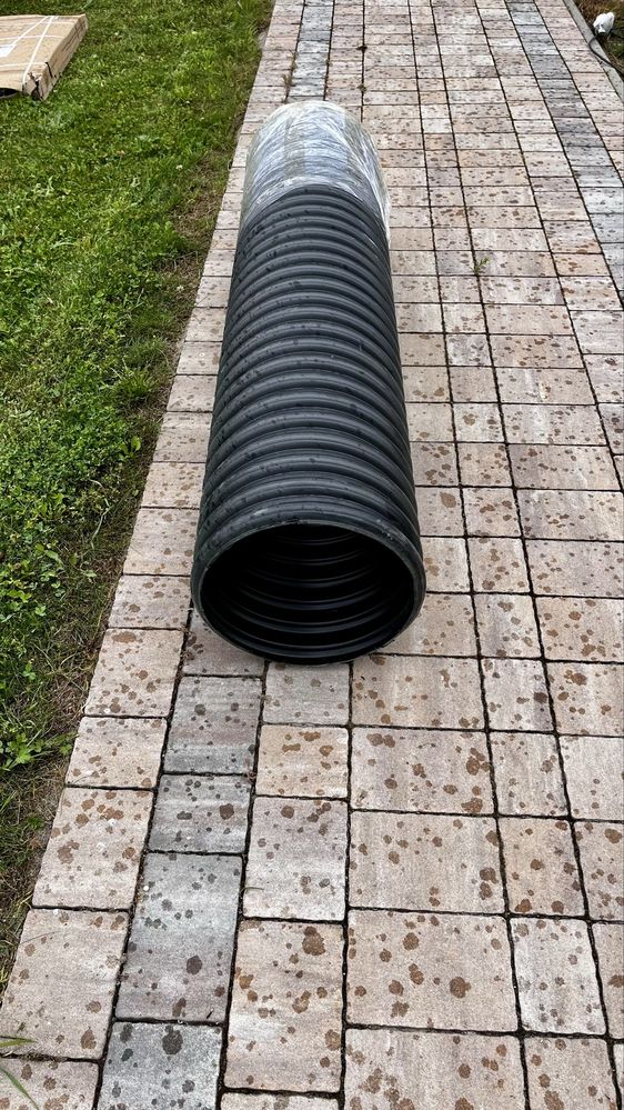 Rura karbowana STUDNIA 315 pokrywa zestaw 1,5m