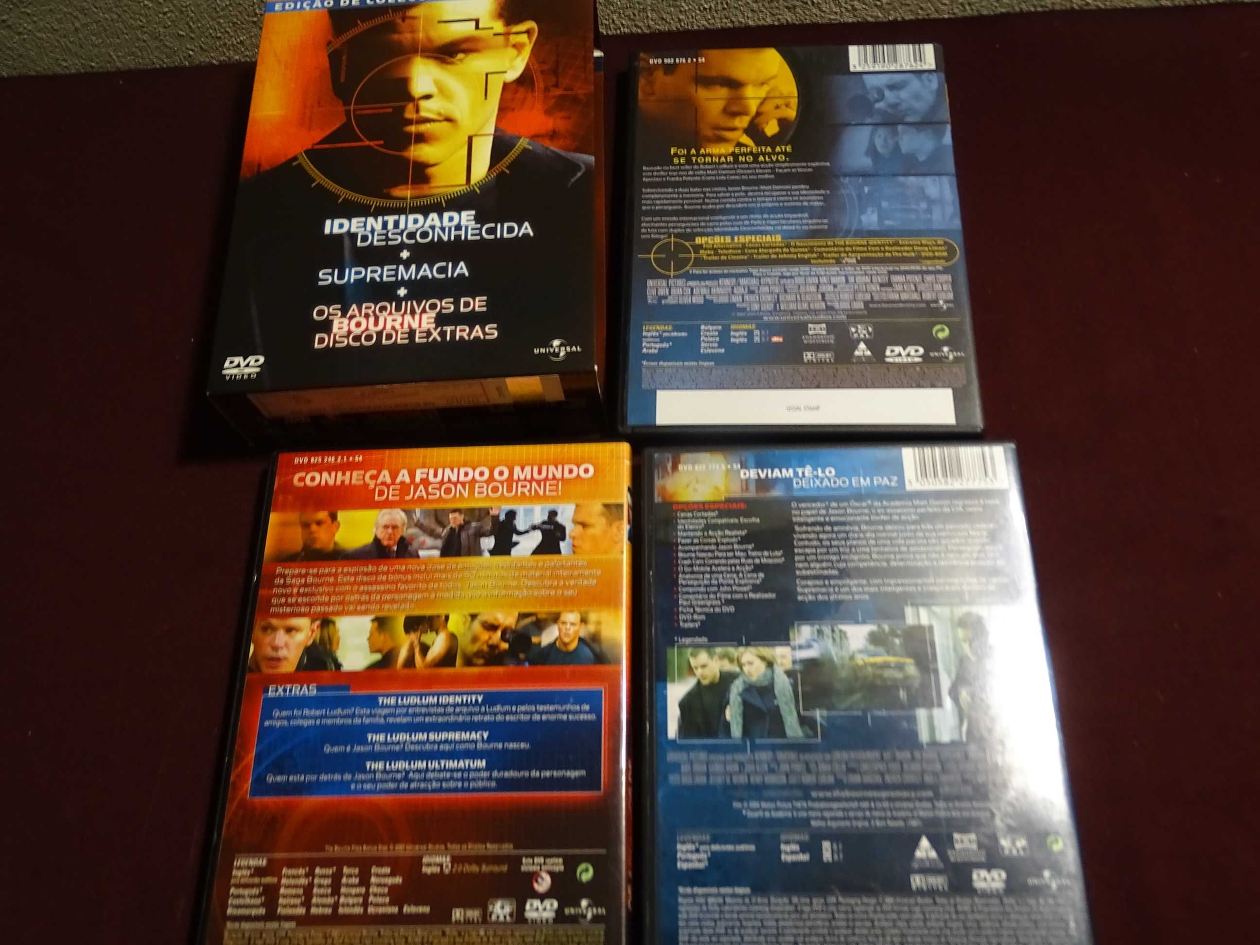 DVD Pack-Jason Bourne-Edição de Collecionador 3 discos