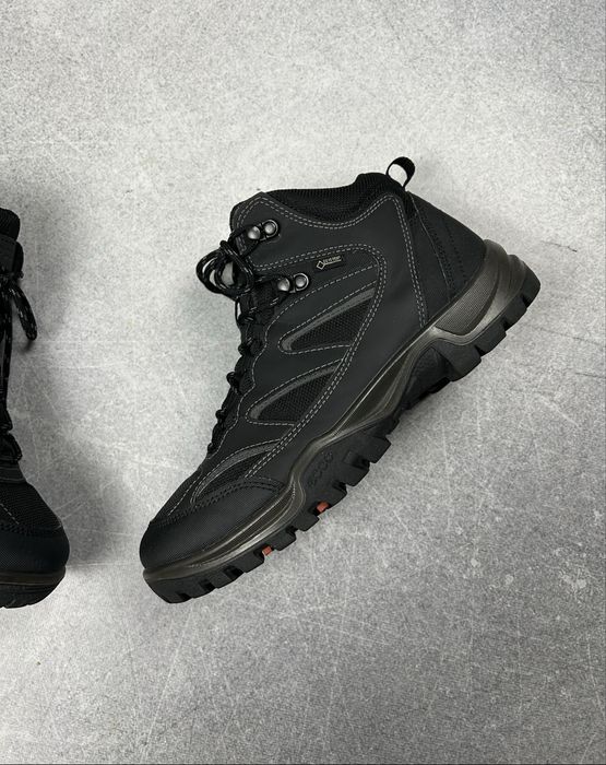 Ecco Gore Tex GTX (42) черевики чорні оригінал мембрана