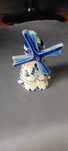 Figurka wiatrak z holenderskiej porcelany