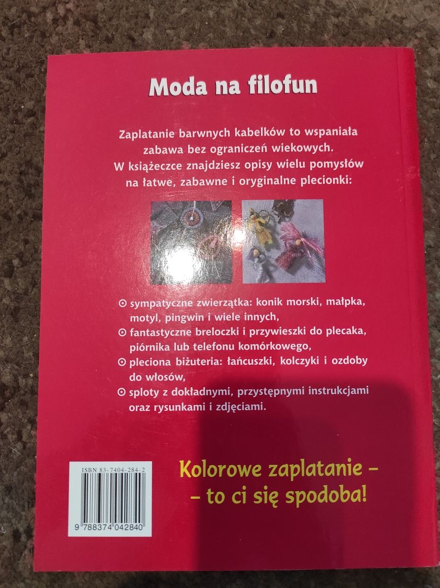 Filofun. Fantazyjne plecionki z kolorowych żyłek.