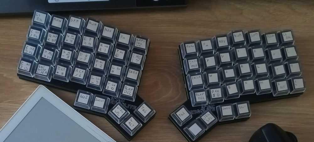 Klawiatura ergonomiczna split staggered ortholinear if ergolite