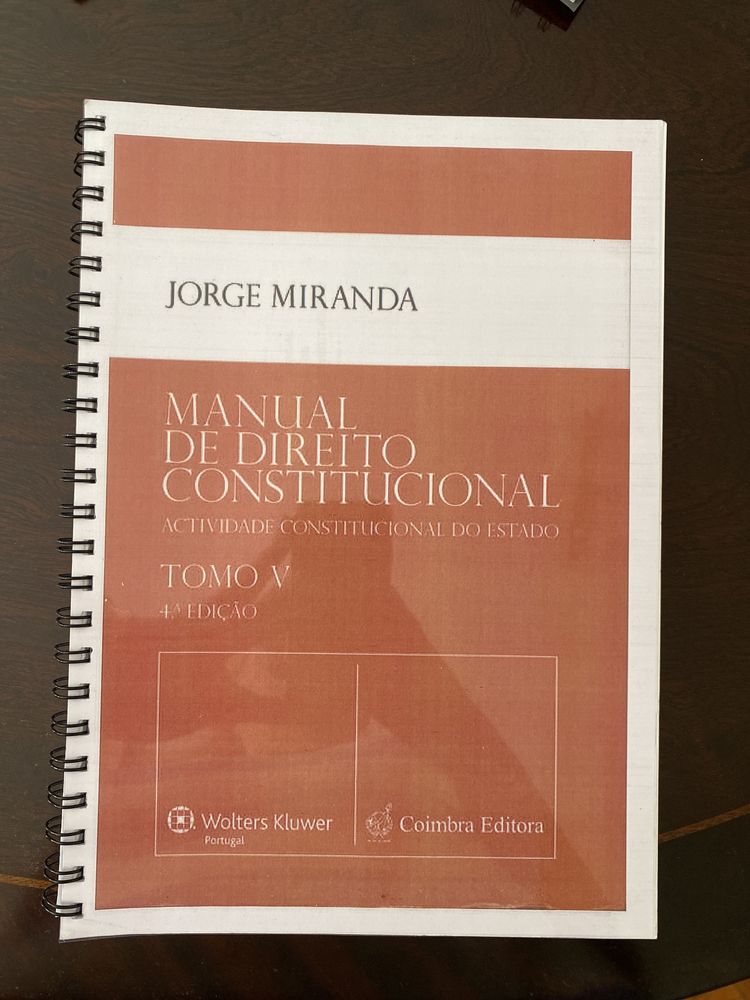 Manual direito constitucional tomo v