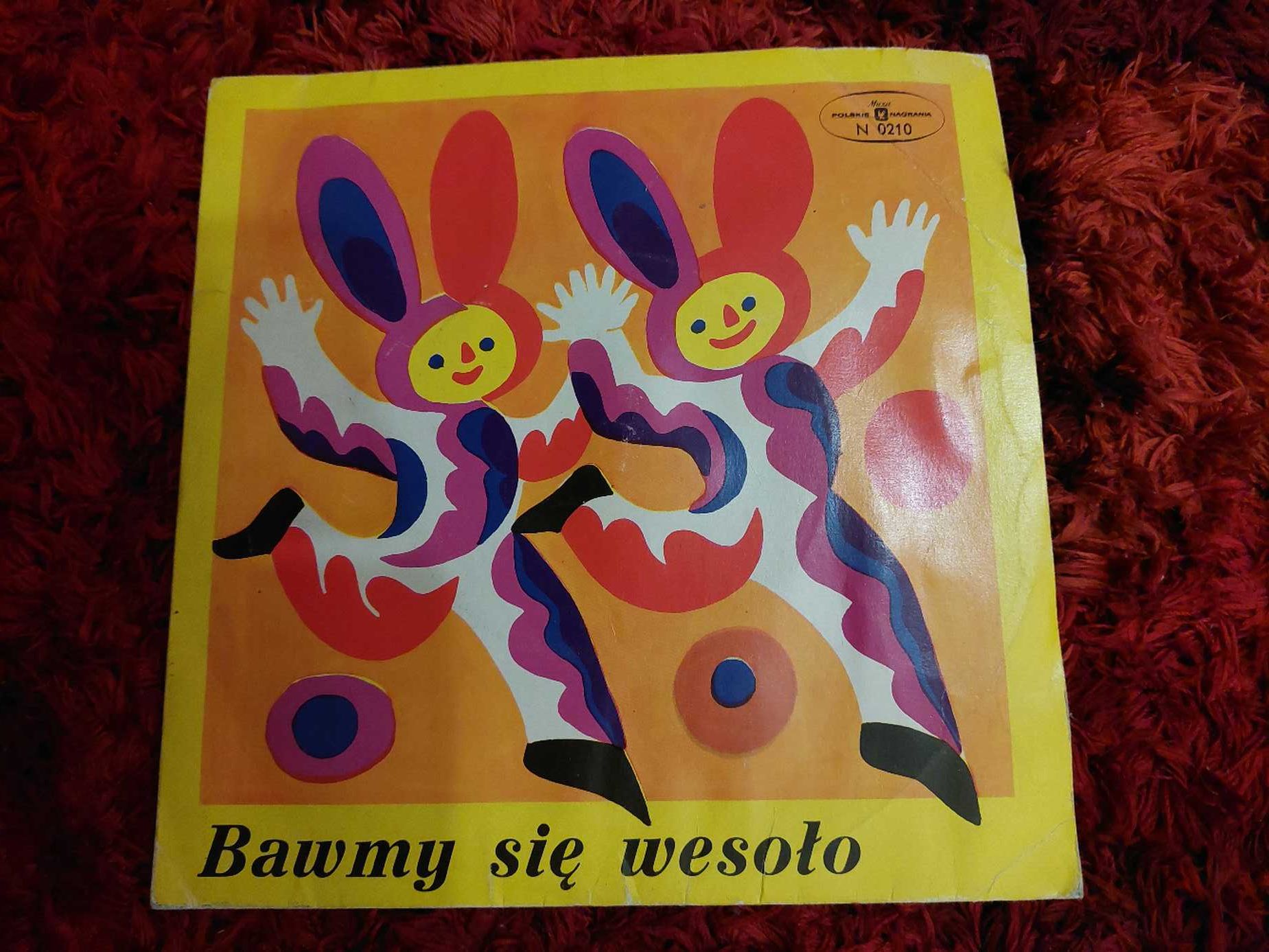 Mała płyta winylowa / Bawmy się wesoło / mały winyl