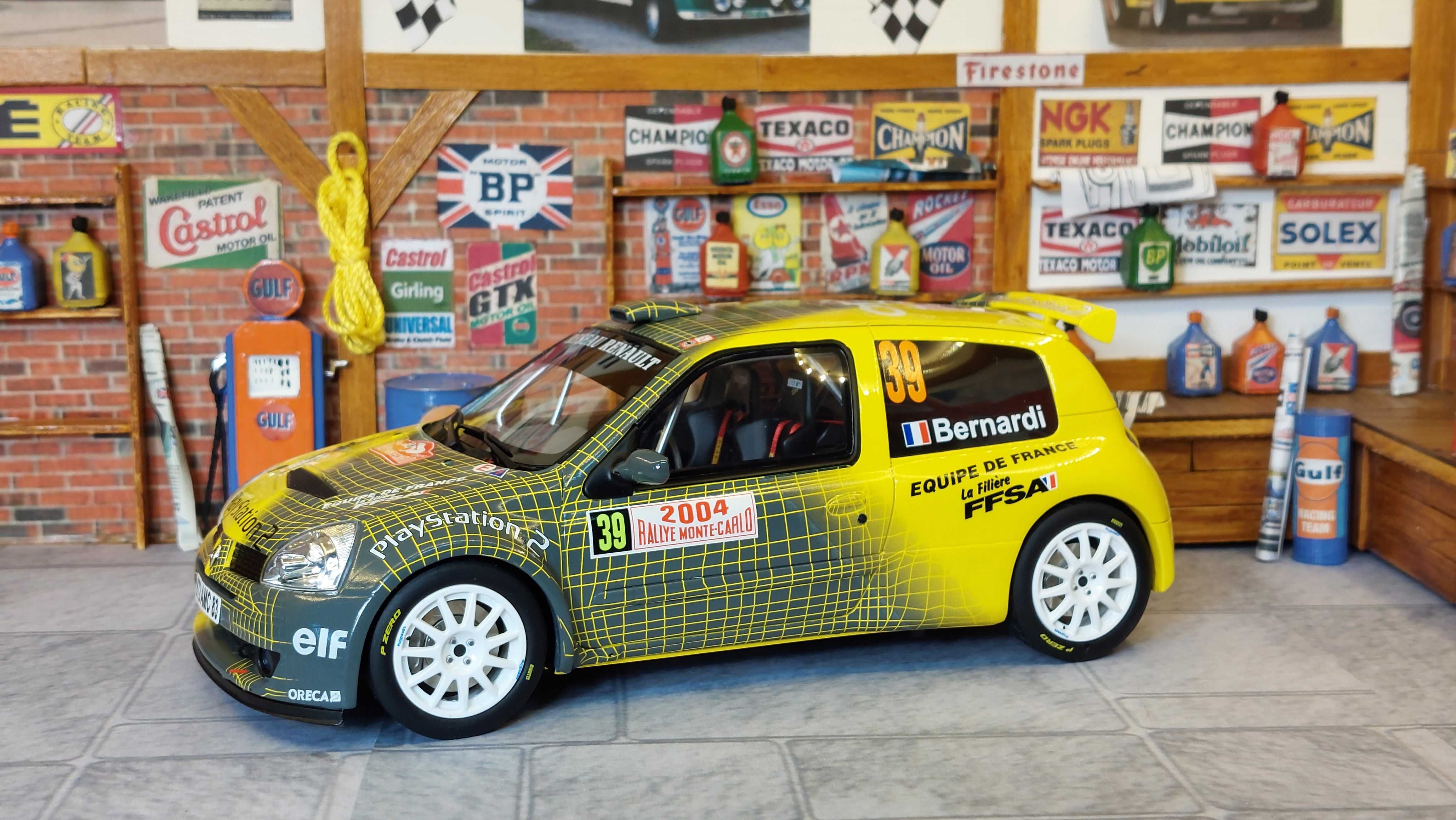 Renault Clio S1600 kit car Monte-Carlo 2004 otto 1:18