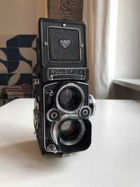 Rolleiflex 3.5F Model 3 type 4 Planar 3.5 osłona i 2 paski etui