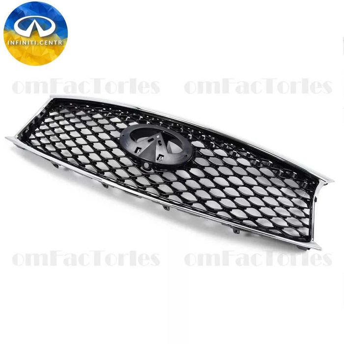 Передняя верхняя решетка хром 2014 2015 2016 2017 Infiniti QX70 OEM