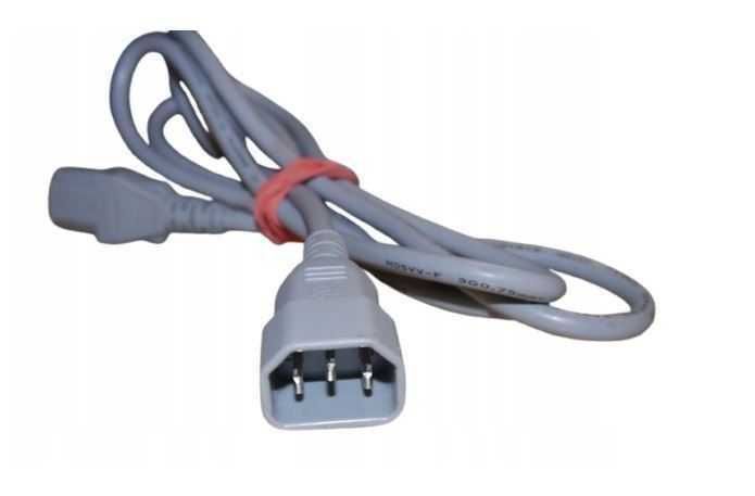 Kabel zasilający przedłużka C13/ przedłużka ATX C14 1,2m - 3m SZARY