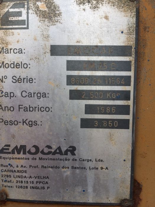 Conversor de Torque inversor empilhador emocar