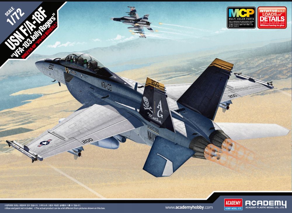 Academy 12535 samolot USN VF-103 Jolly Rogers model 1/72