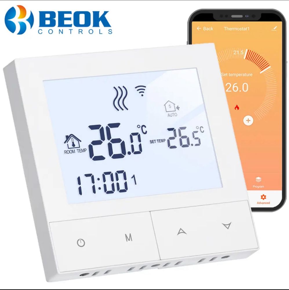 Termostat termoregulator wifi BEOK TDS72-WP