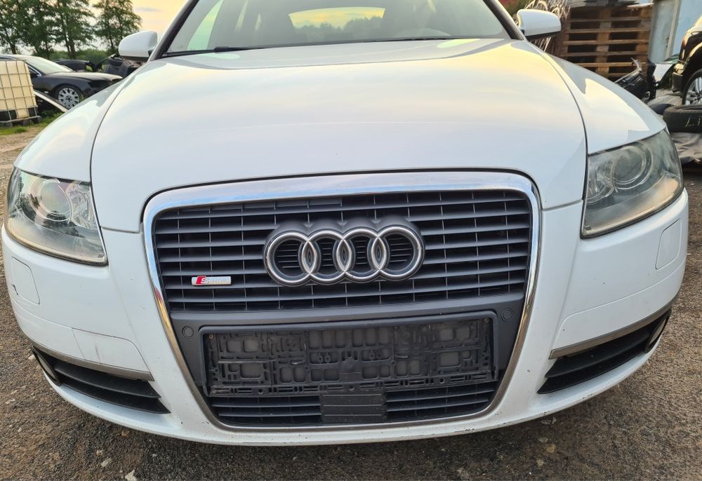 MASKA Audi A6 C6 biały LY9C 2008r