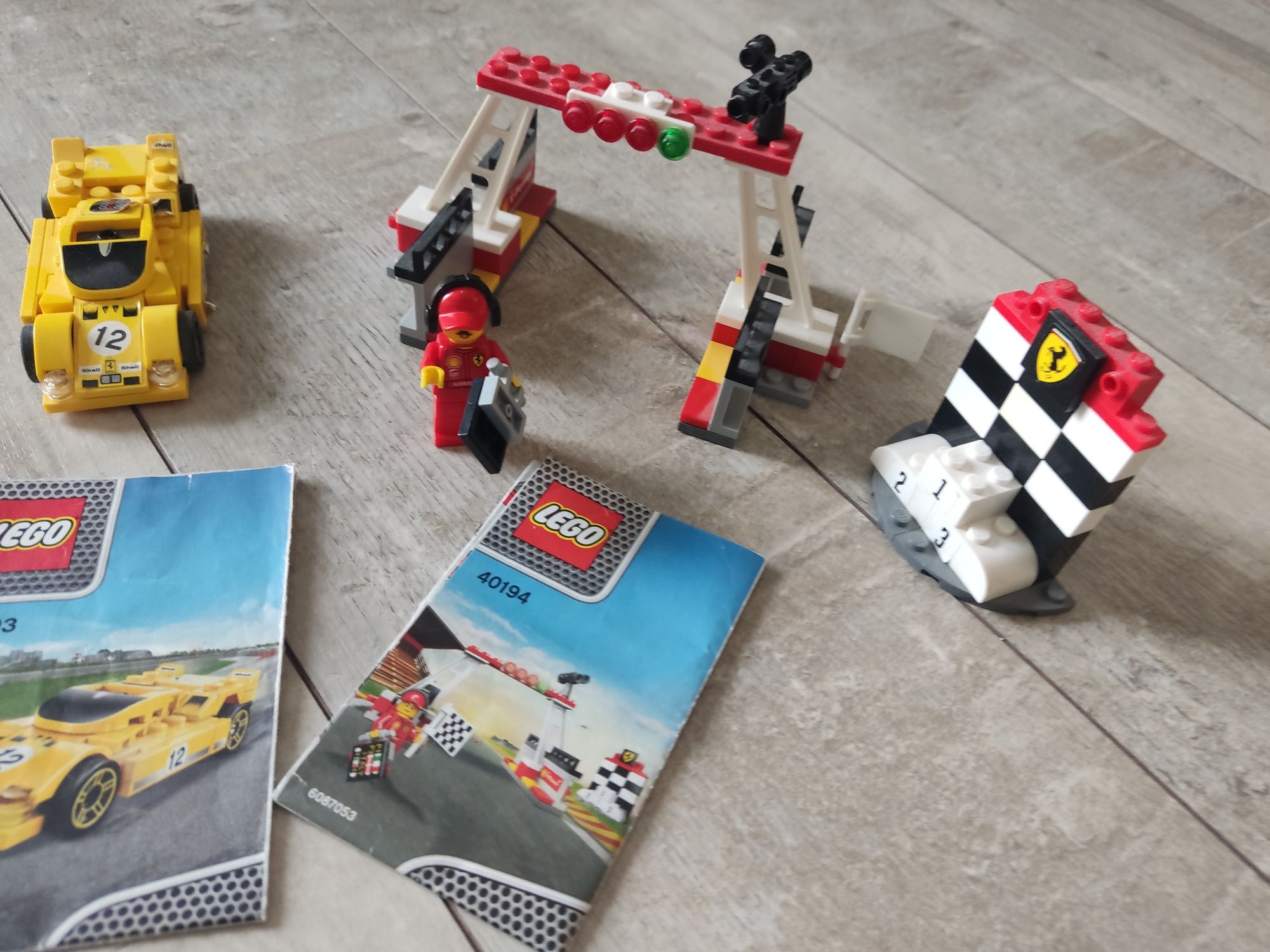 LEGO Shell V-power racing ( 6 zestawów+6 instrukcji) KOMPLETNY