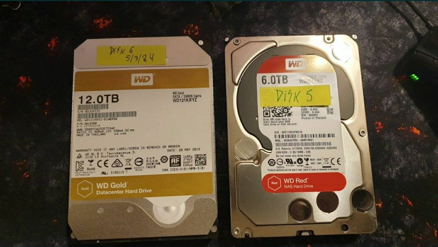 Disco Duro WD Gold / Red: 6TB, 12TB, 18TB, 22TB - Seagate / HD / Nas /