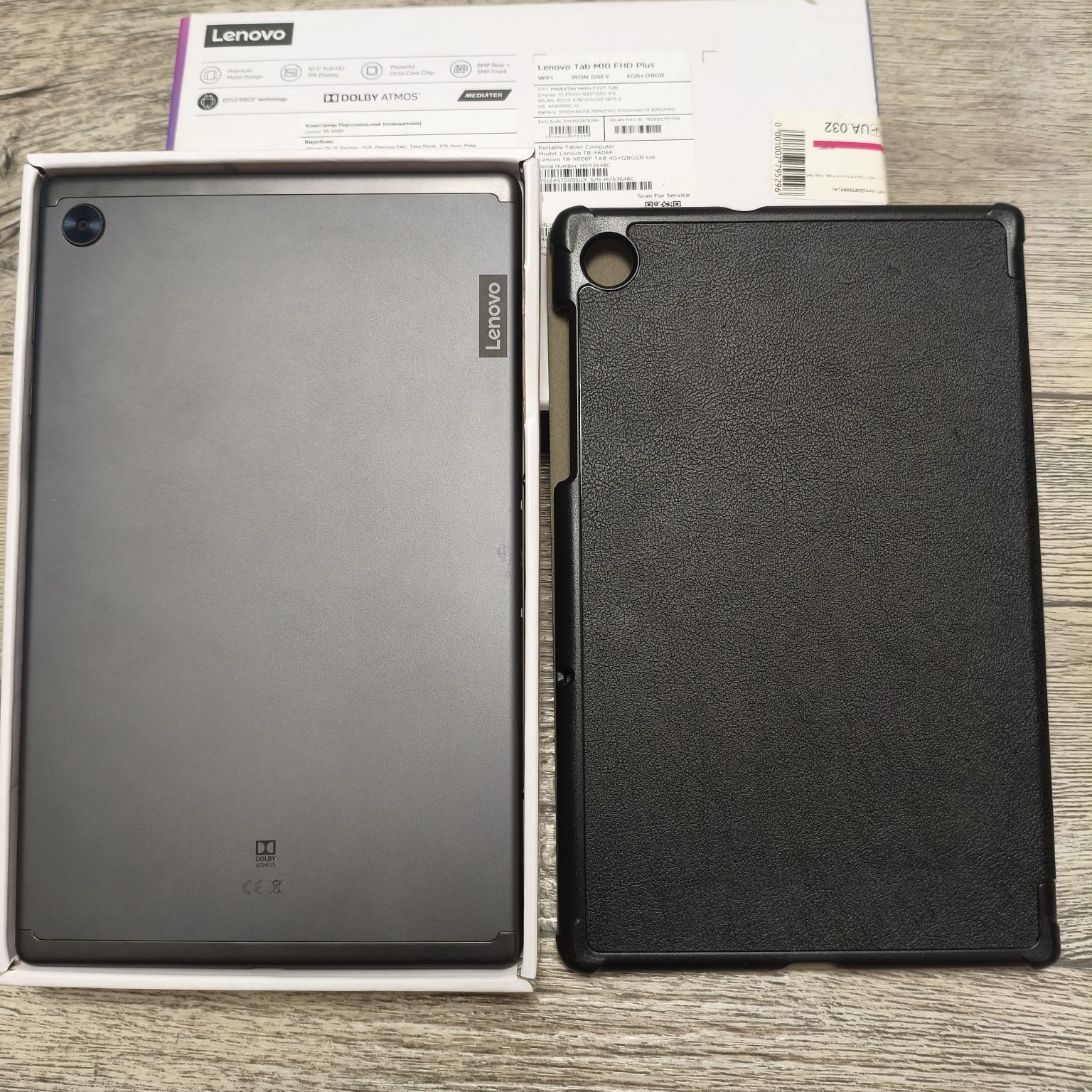 Планшет Lenovo Tab M10 FHD Plus 4/128 TB-x606F