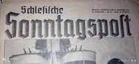 Gazety Sonntagspost z 1941r Breslau Wrocław