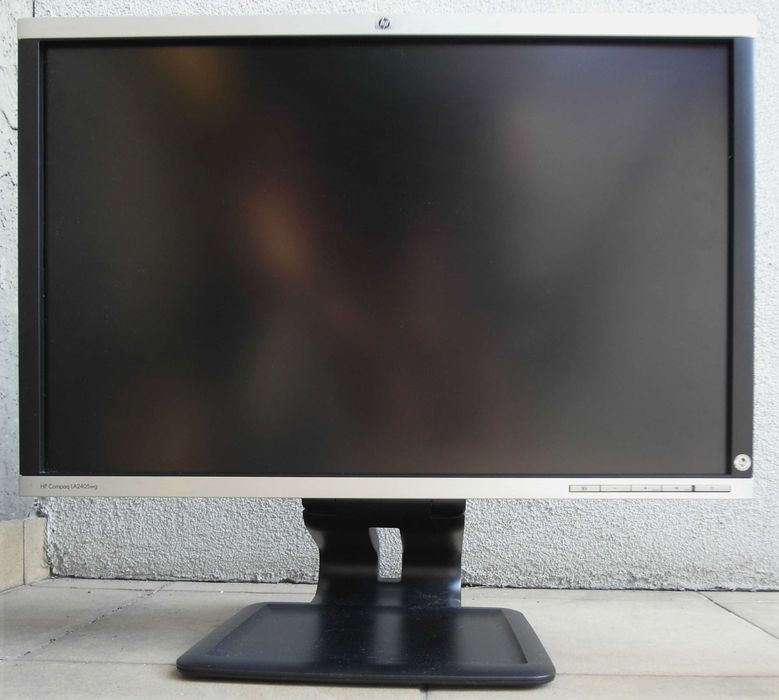 USZKODZONY - 24" HP LA2405wg PIVOT 1920x1200 oryginalna podstawa stopa